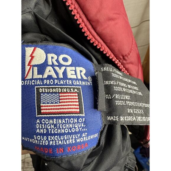 Vtg Pro Player 90'sSan Francisco 49ers Reversible Jacket Mens Large Please Read - Picture 5 of 8